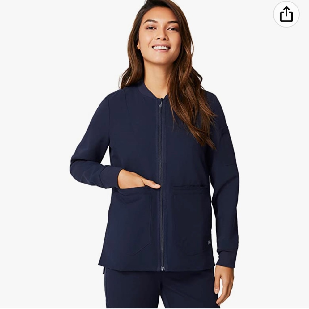 FIGS Bellery bomber scrub jacket